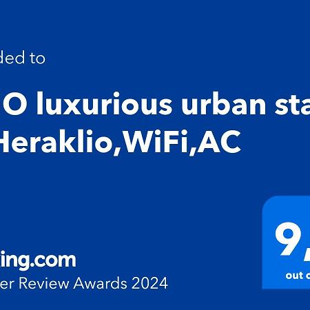 Brio Luxurious Urban Stay In Heraklio,Wifi,Αc Iráklio Kültér fotó